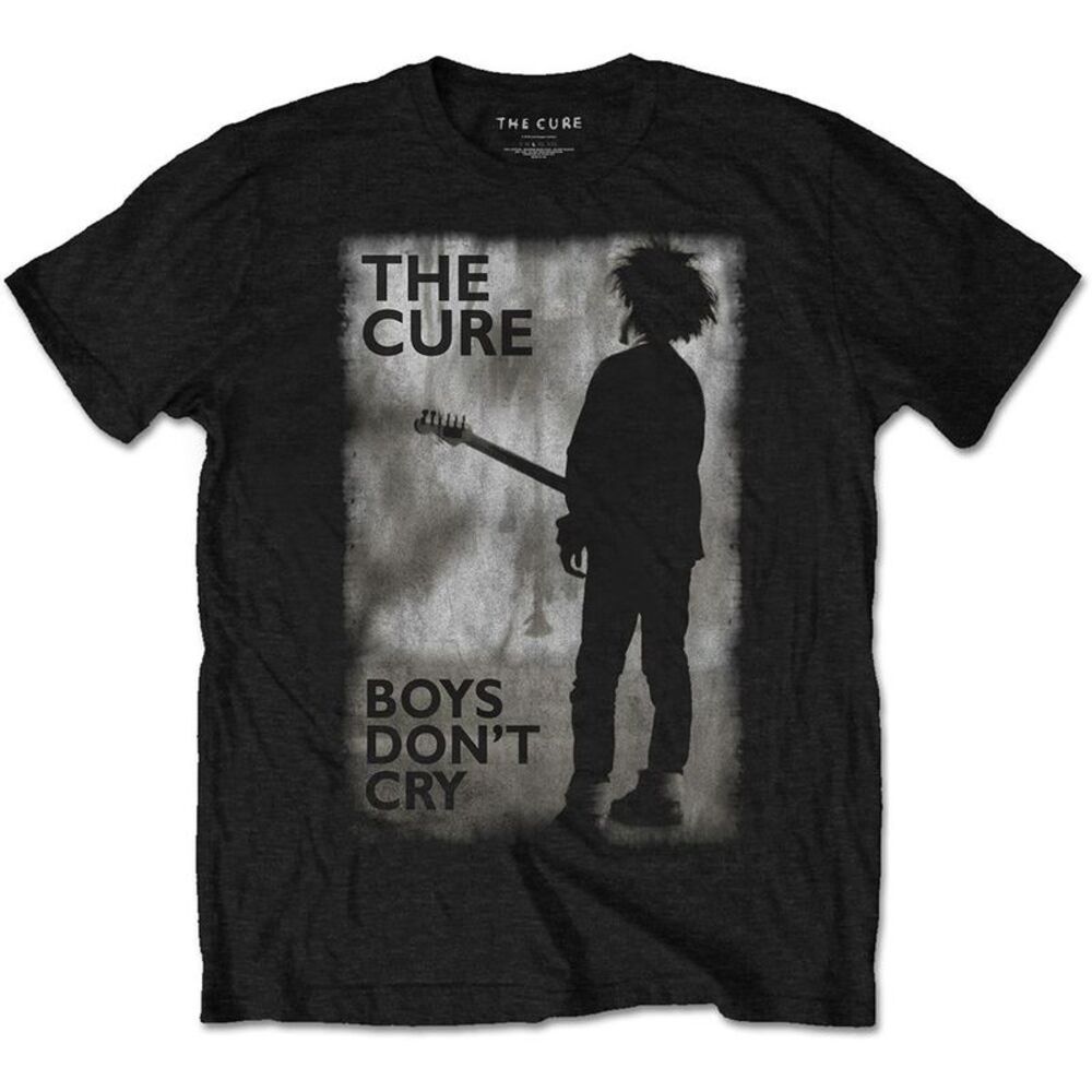 The Cure Unisex Adult Boys Don�'t Cry T-Shirt / Black